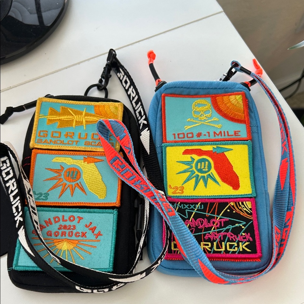 Colorful Patch cell phone Bag